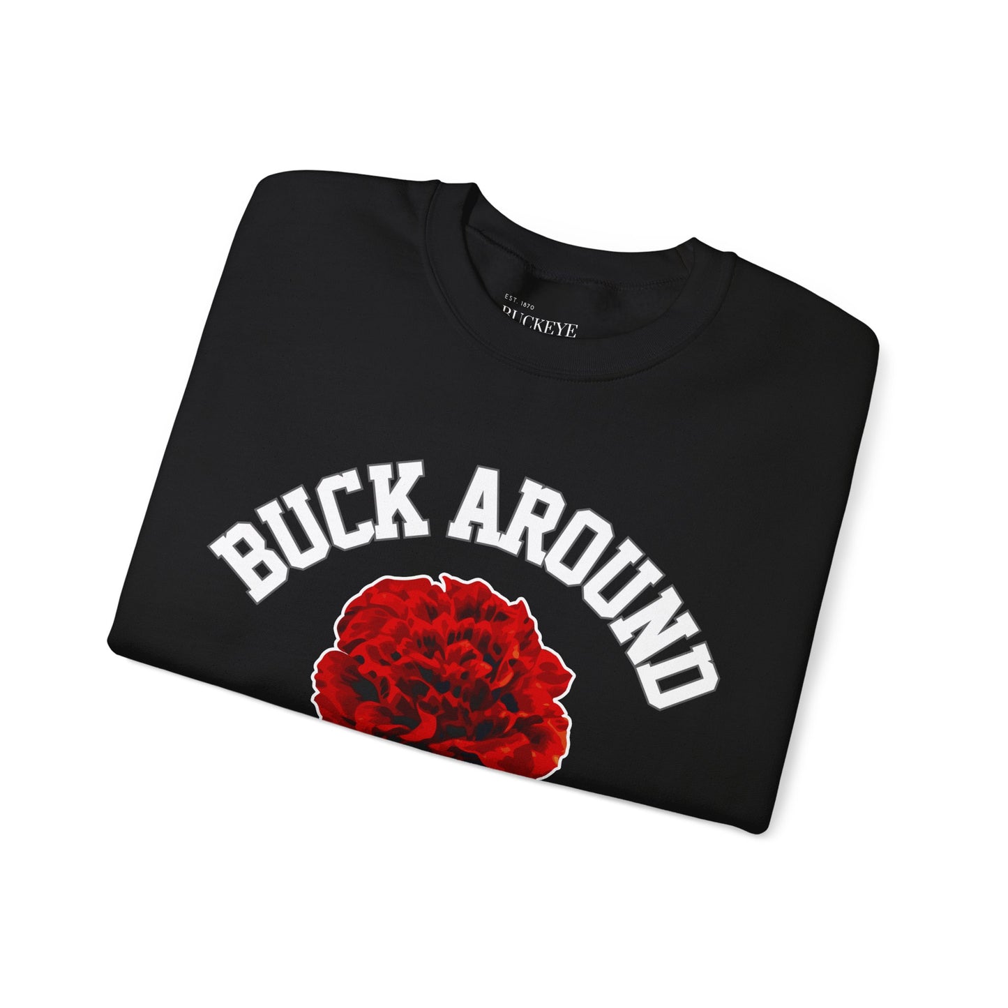 Buck Around Carnation Crewneck Sweatshirt