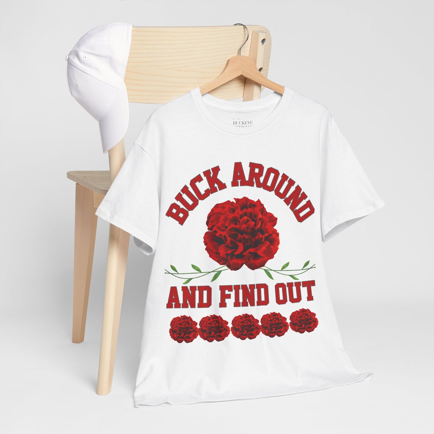 Buck Around Carnation Tee