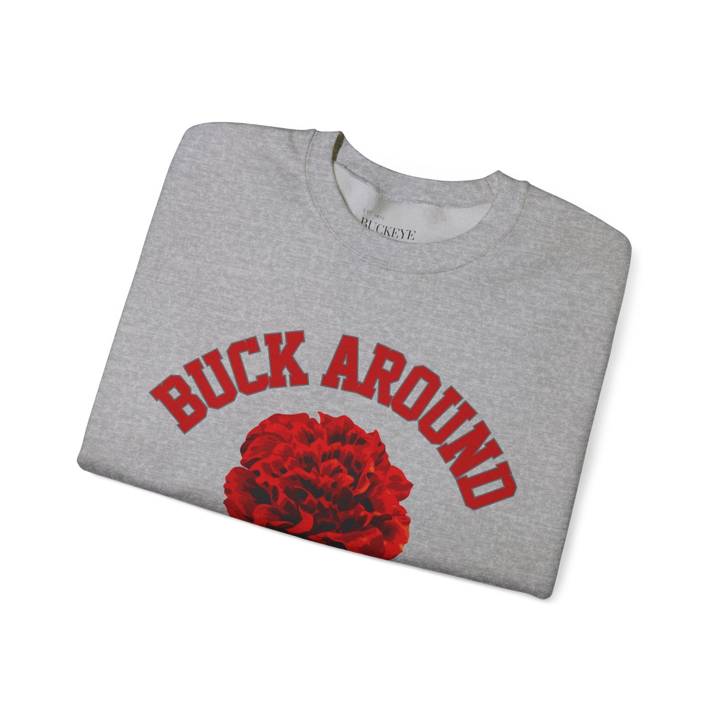 Buck Around Carnation Crewneck Sweatshirt