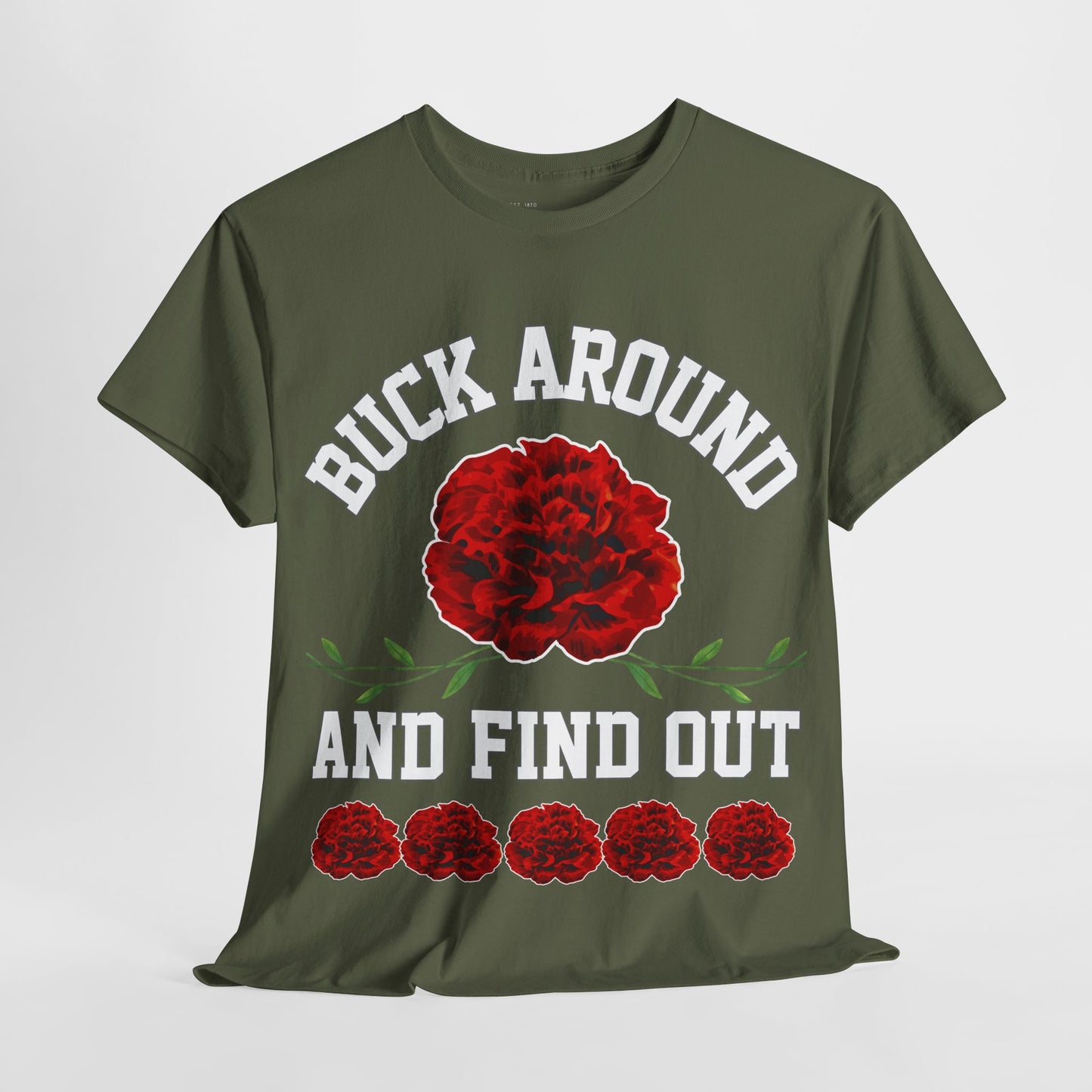 Buck Around Carnation Tee