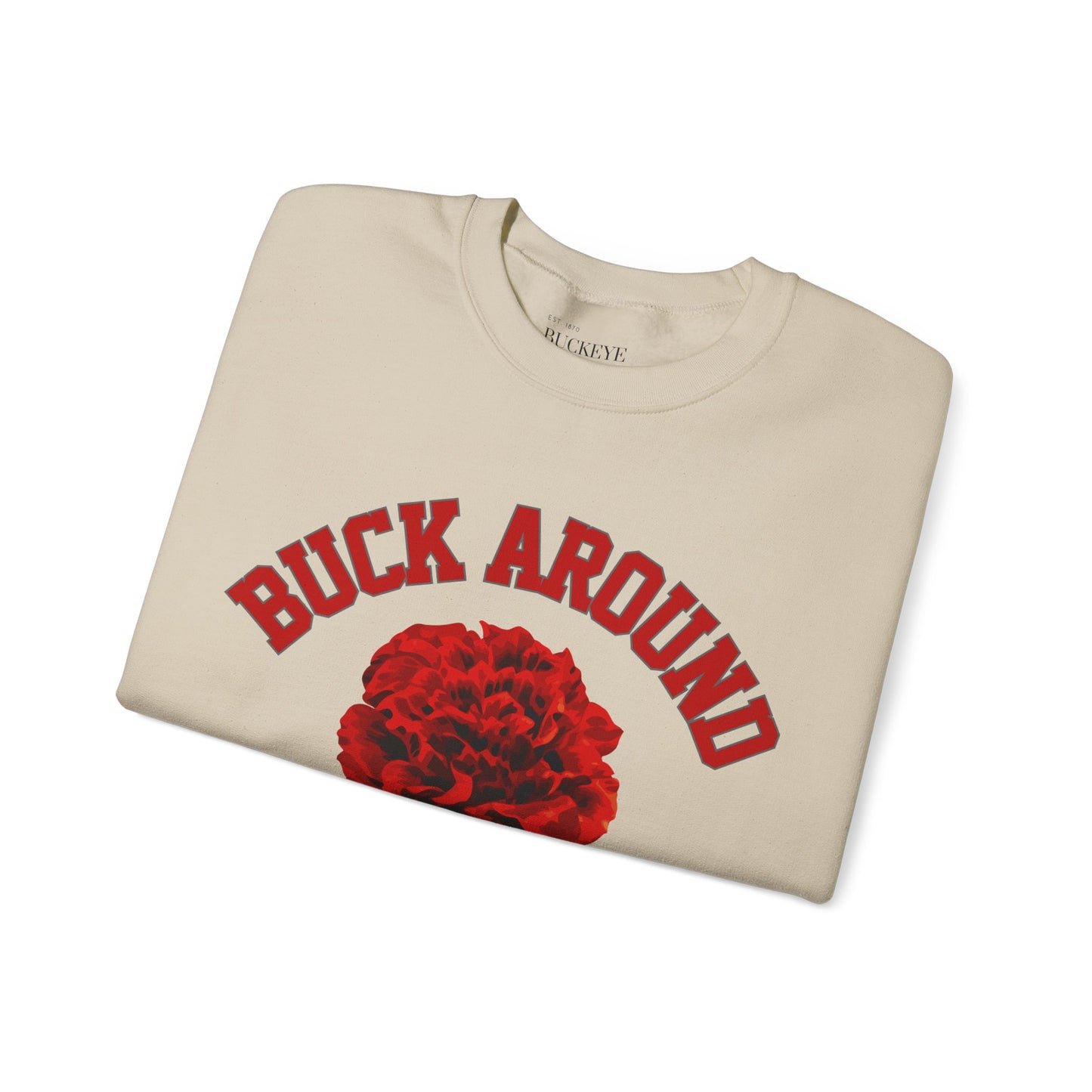 Buck Around Carnation Crewneck Sweatshirt