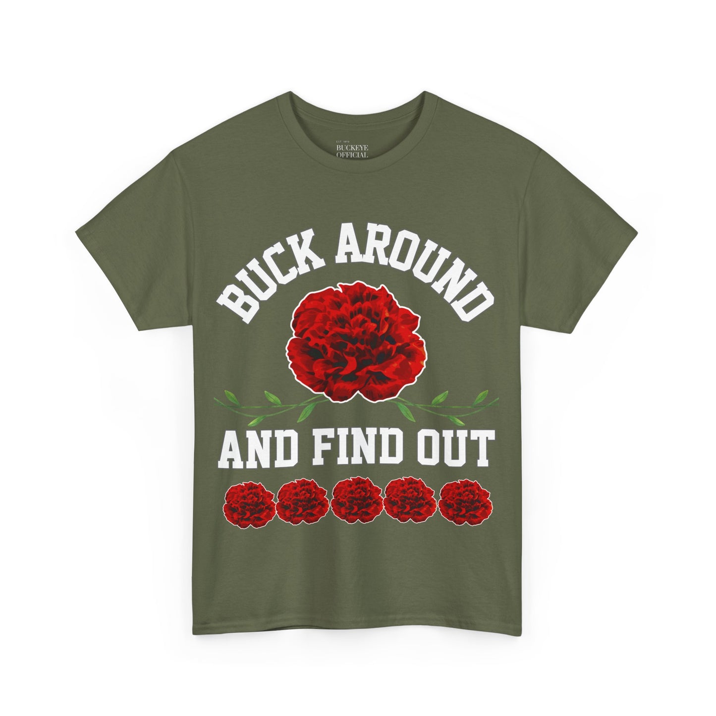 Buck Around Carnation Tee