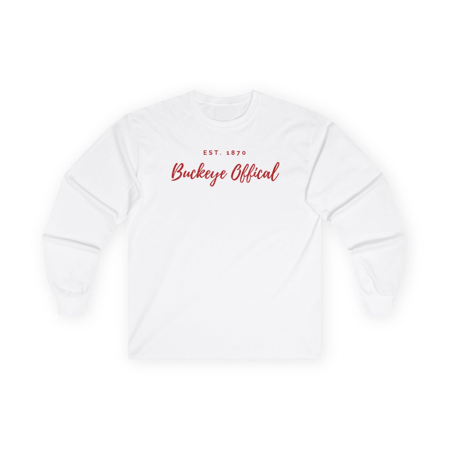 Script Buckeye Official Long Sleeve Tee