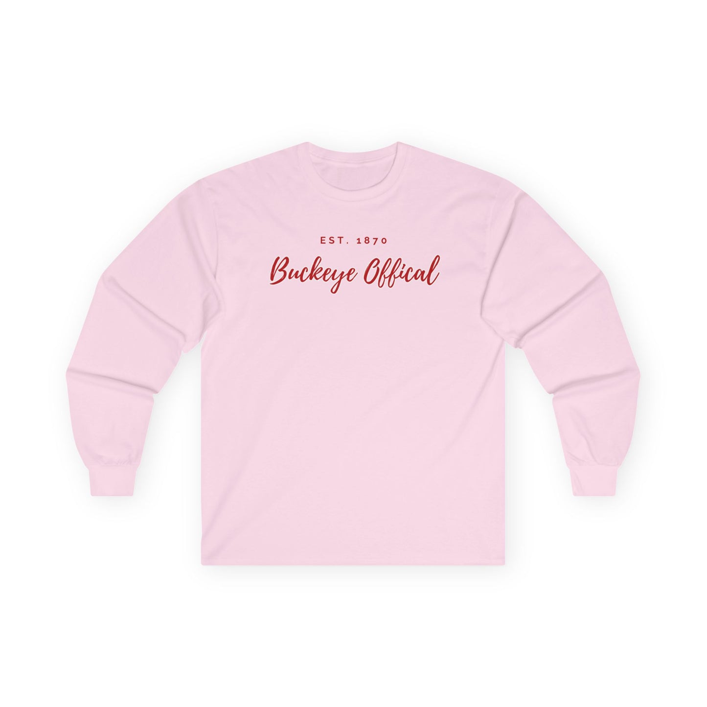 Script Buckeye Official Long Sleeve Tee