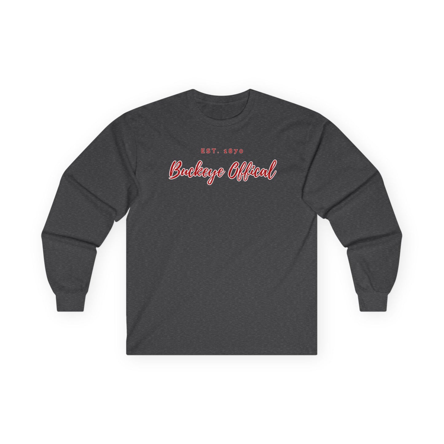 Script Buckeye Official Long Sleeve Tee