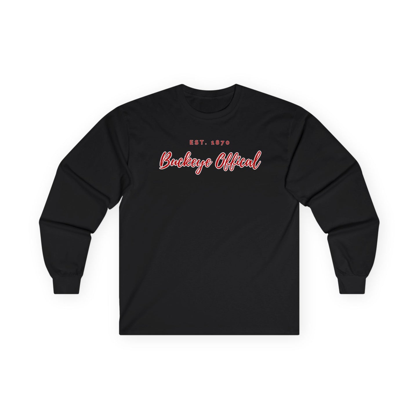 Script Buckeye Official Long Sleeve Tee